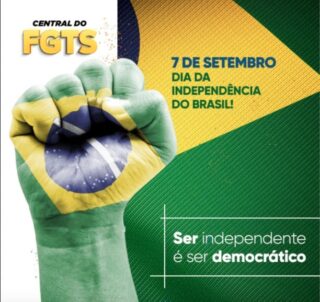 Neste belo dia histórico comemoramos a  independência do nosso país. Dom Pedro gritou pela independência do Brasil, grite pela sua independência financeira com a Central do FGTS.

Chama no Whatsapp: 92 98417-6826
Ou vá até uma de nossas lojas: Galeria do Pátio Gourmet na Djalma Batista, Shopping Cidade Leste ou no centro da cidade no Edifício Rio negro center sala 612/613.

Estaremos sempre a sua disposição!

#CentraldeNegocios #credito #emprestimo #consignado #feriado #IndependenciadoBrasil #Brasil #diada independênciadobrasil #trabalhador